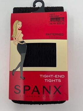 Spanx Tight End Tights Patterned Bodyshaping Tights Bittersweet Brown Size B
